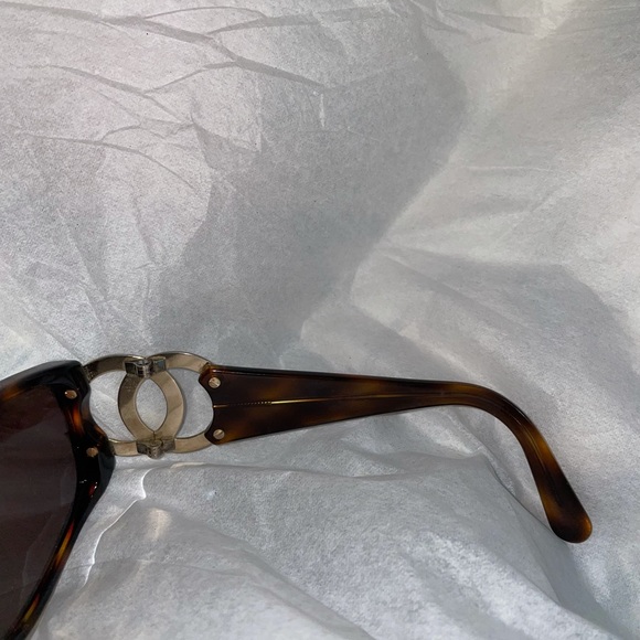 Authentic Vintage CHANEL Brown Tortoise sunglasses - Picture 8 of 8